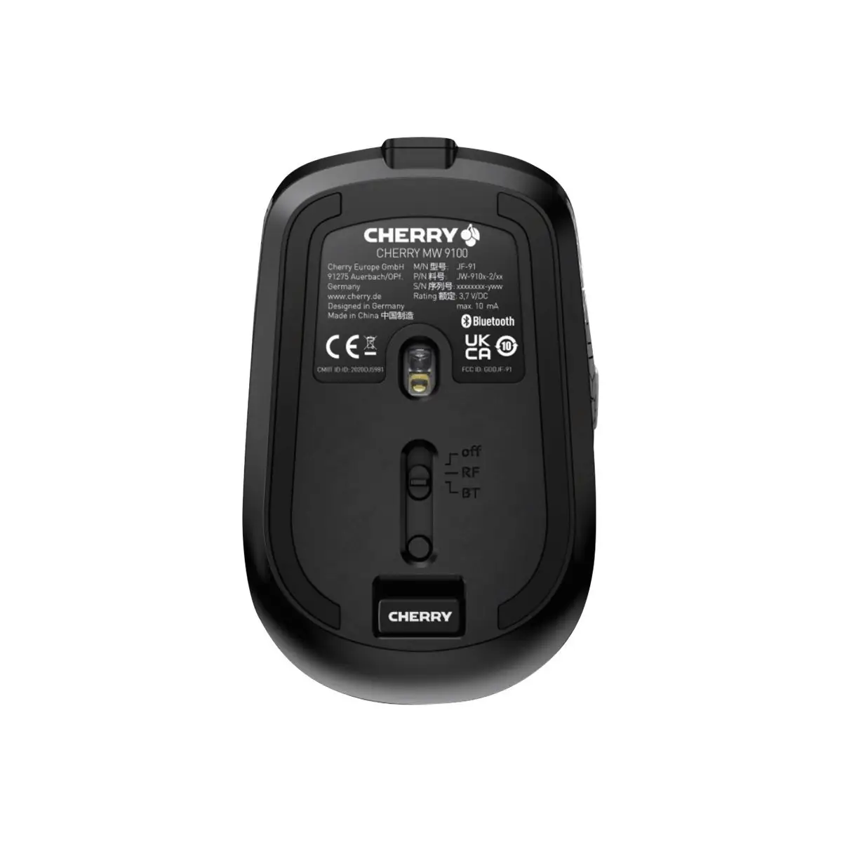 MW 9100 Maus Wireless Schwarz inkl. Wireless Empfänger