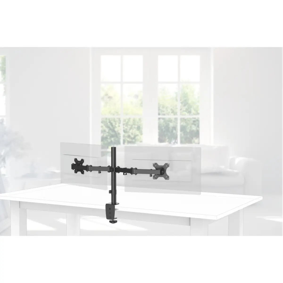 Monitorarm FULLMOTION 33-81cm (13-32") Doppelarm Schwarz