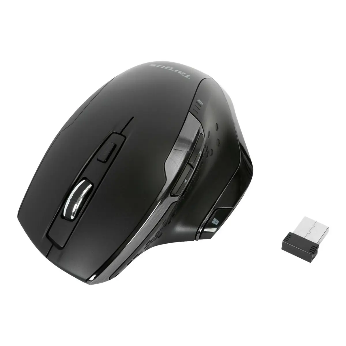 Maus 7-Tasten kabelgebunden USB 1600 dpi Schwarz
