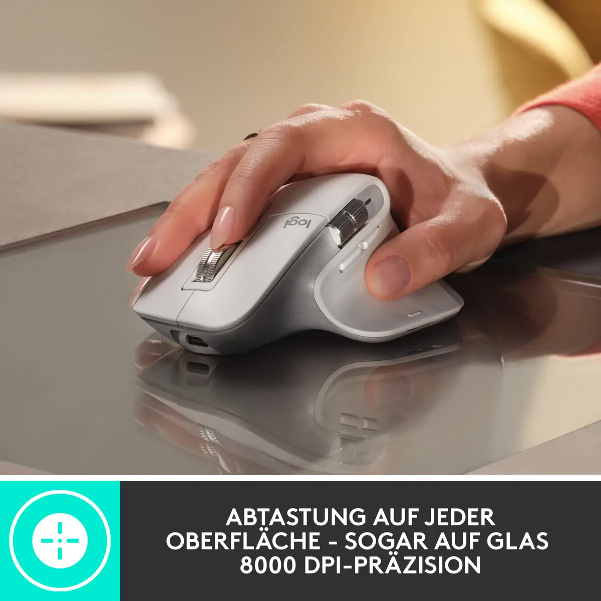 Logitech MX Master 3S Mouse Optisch Bluetooth