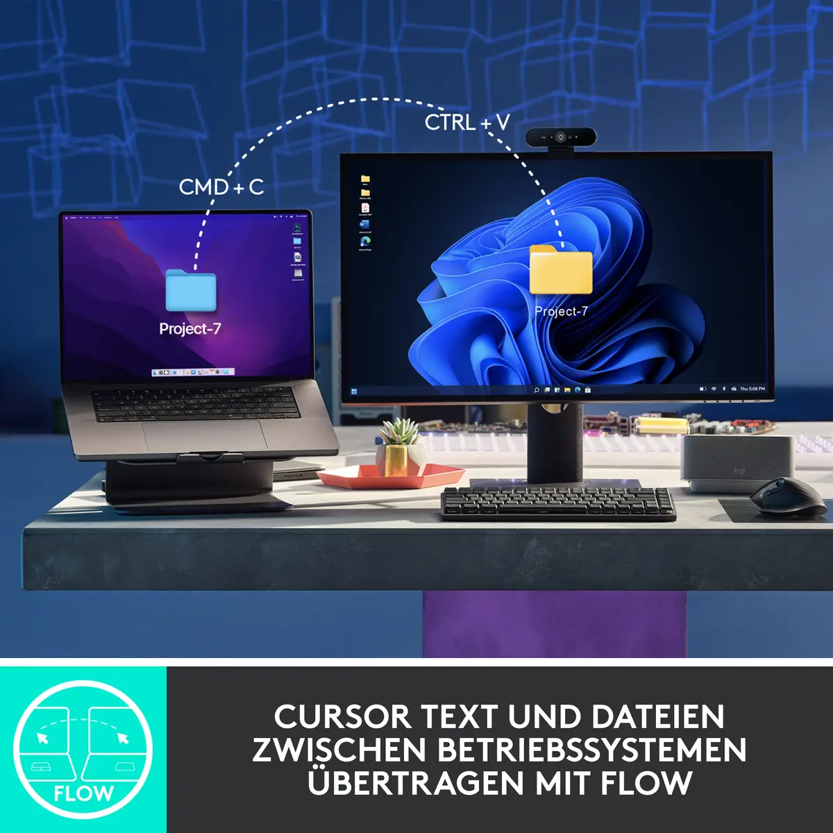 Logitech MX Master 3S Mouse Optisch Bluetooth