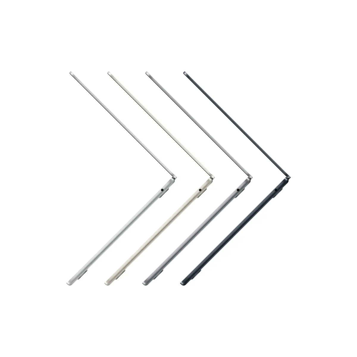 Macbook Air Apple M2 Chip mit 8-Core CPU 10-Core GPU 16 GB RAM 512 GB SSD 34,5cm (13,6") Retina 35W Dual USB-C Port Power Adapter midnight