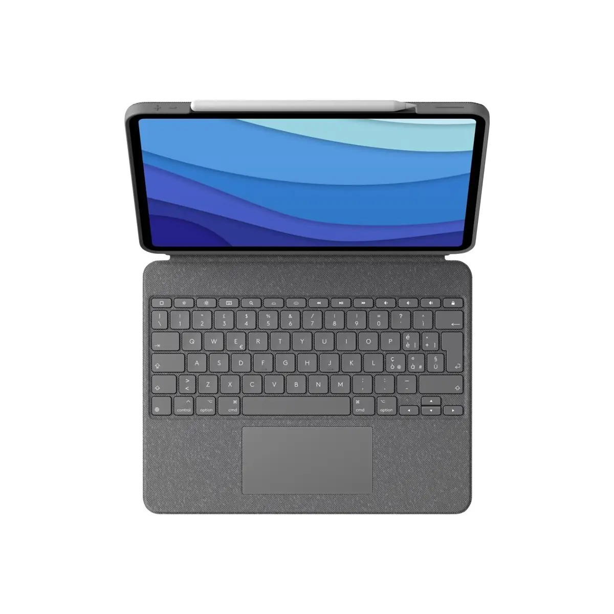 Combo Touch Tastatur und Foliohülle mit Trackpad für Apple 11" iPad Pro (1. Generation, 2. Generation, 3. Generation) Layout Deutsch