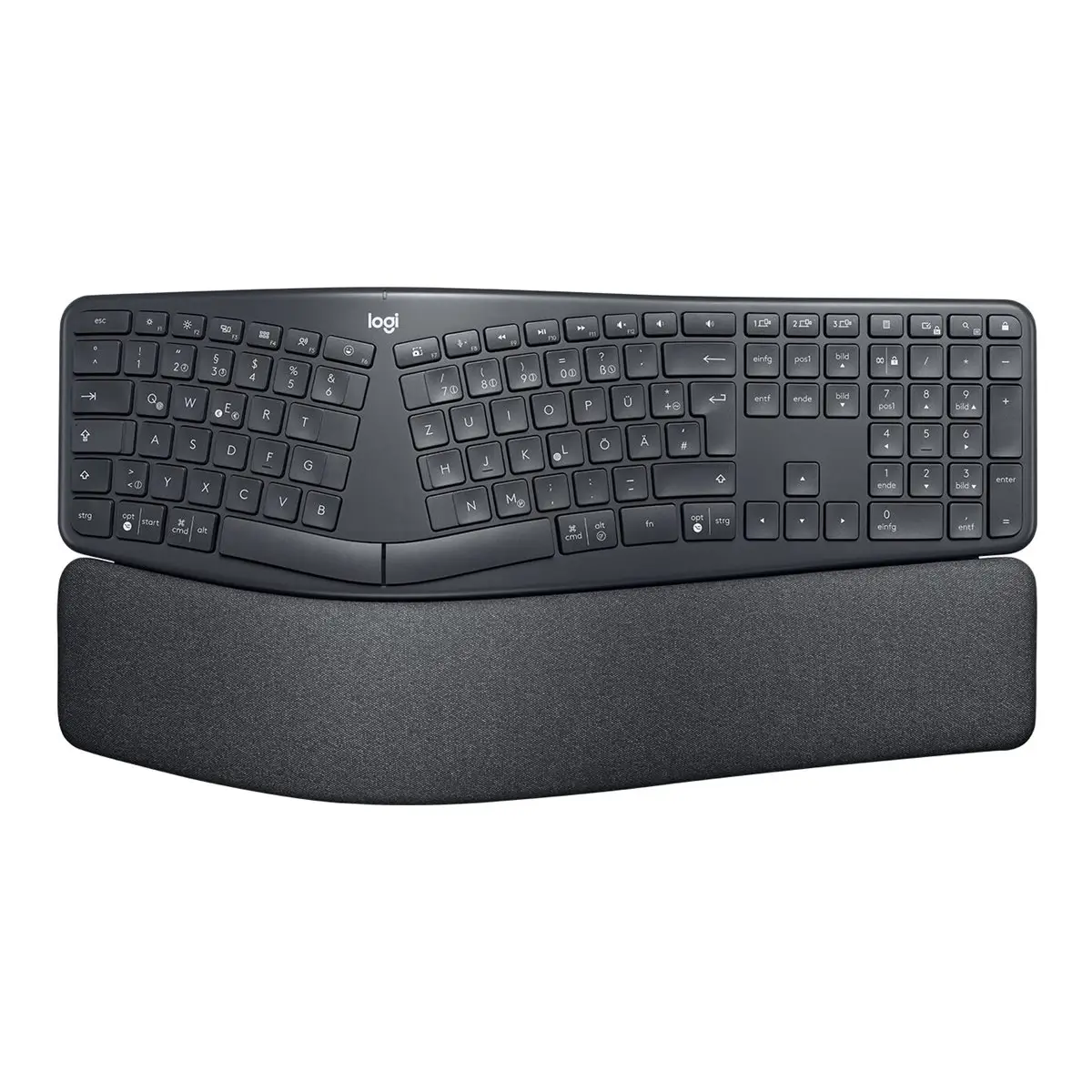 ERGO K860 Split Keyboard for Business kabellos Layout Deutsch Graphite