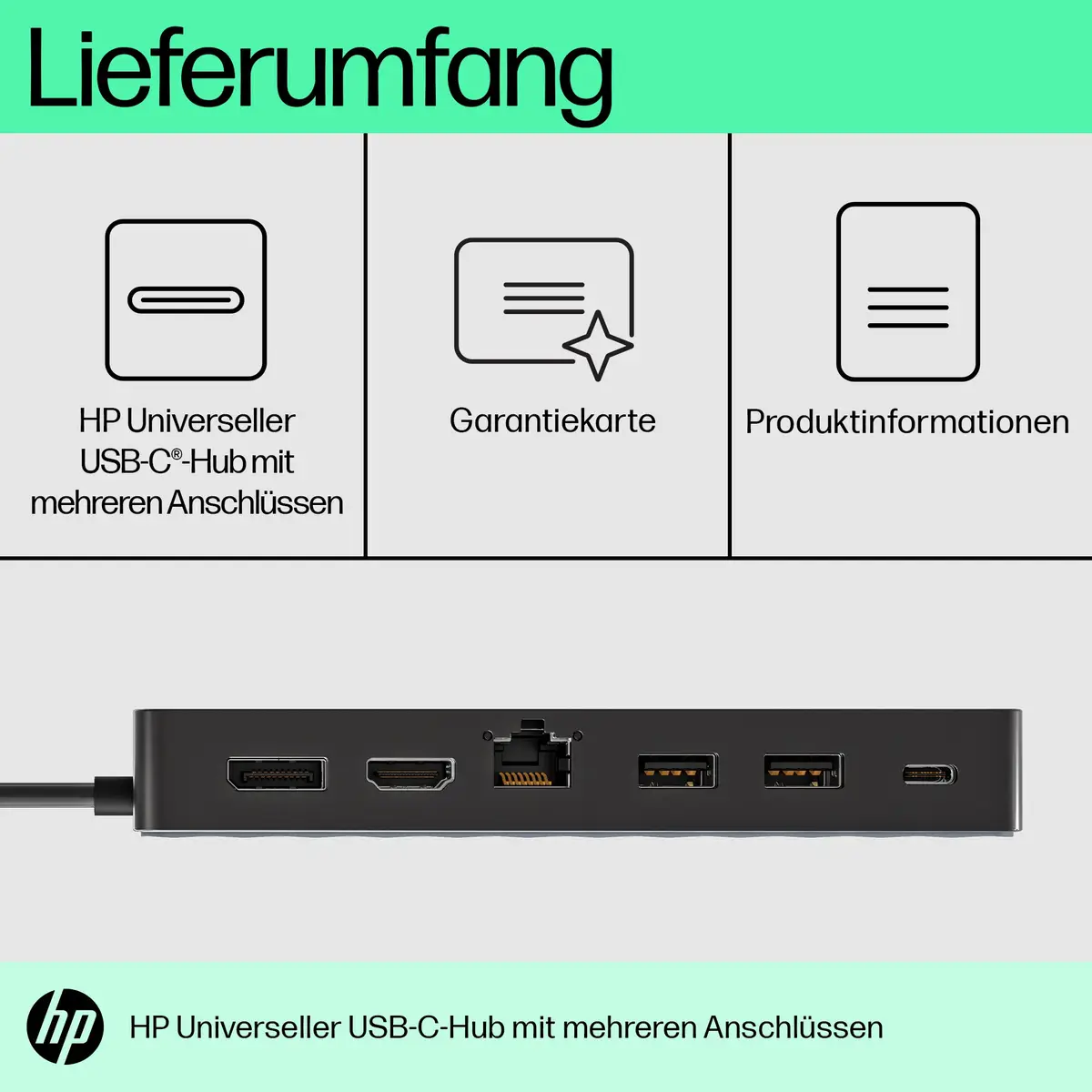 Universal USB-C Multiport Hub USB-C HDMI