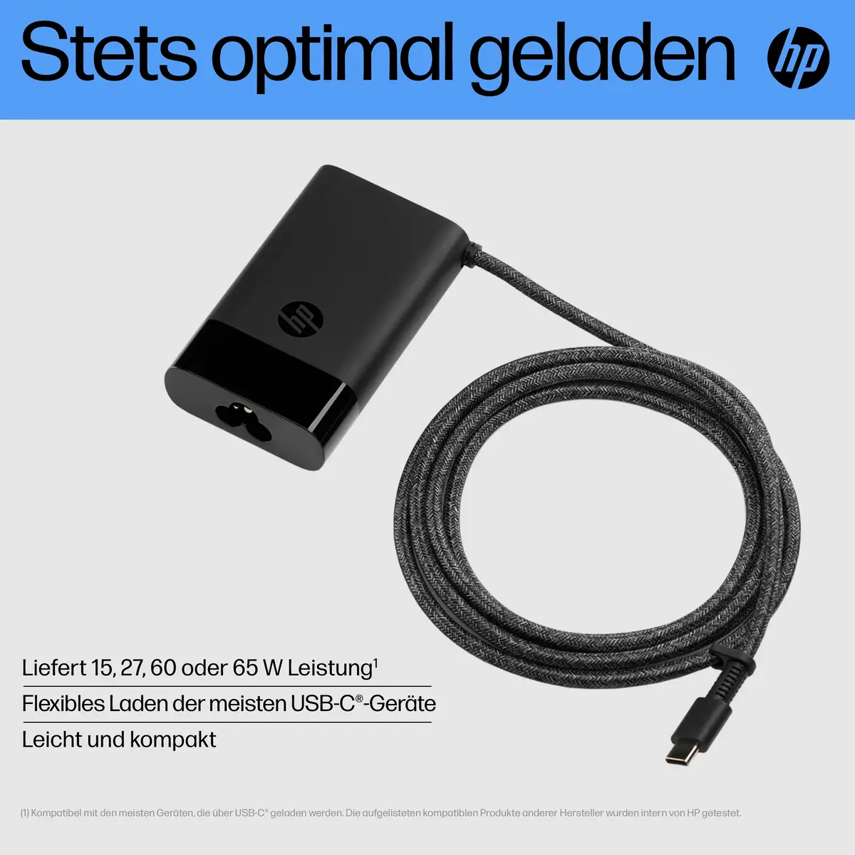 65W USB-C Laptop Charger EURO