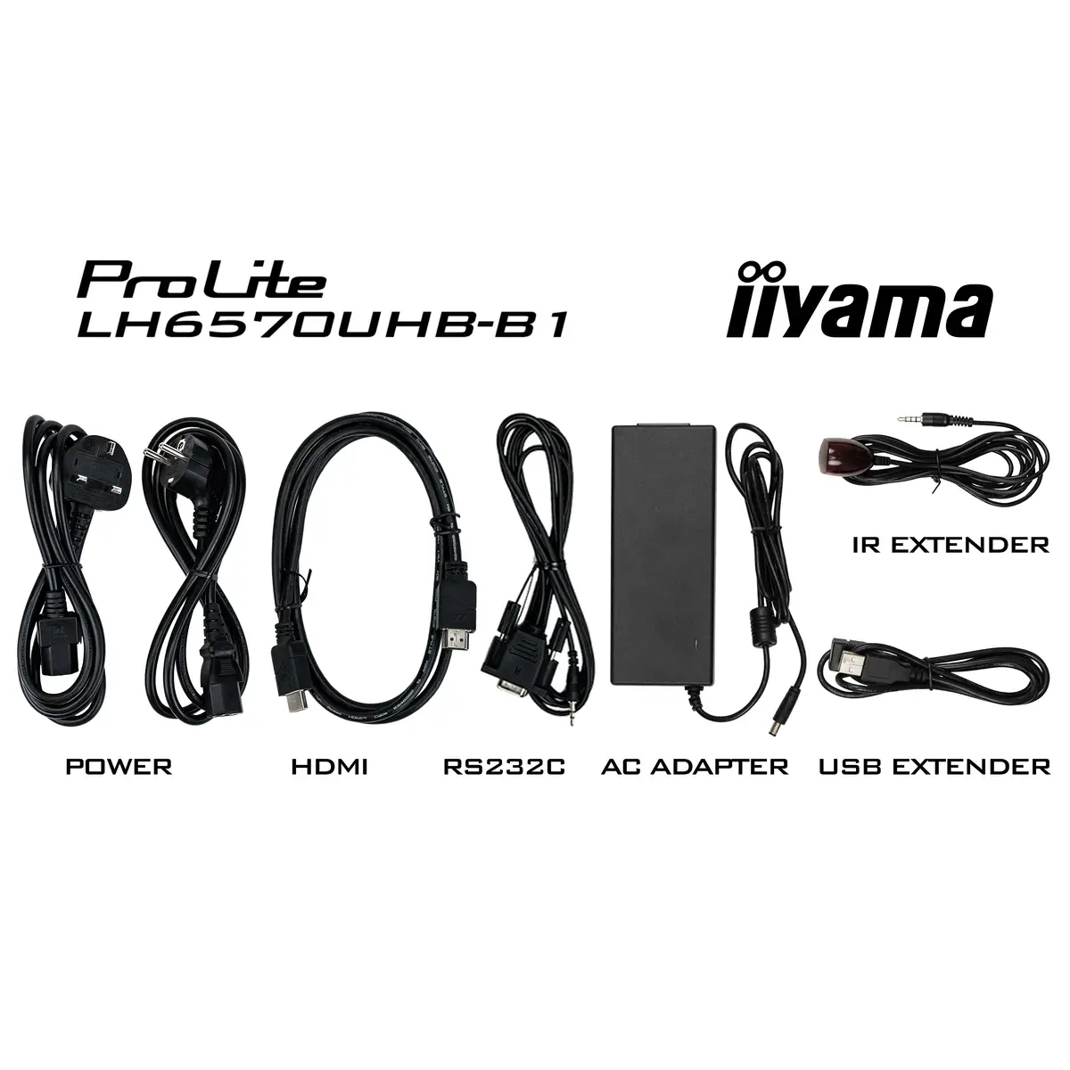 ProLite LH6570UHB-B1 163,8cm (64,5") Digital Signage 3840x2160 Pixel 4000:1 700cd/m² 8ms