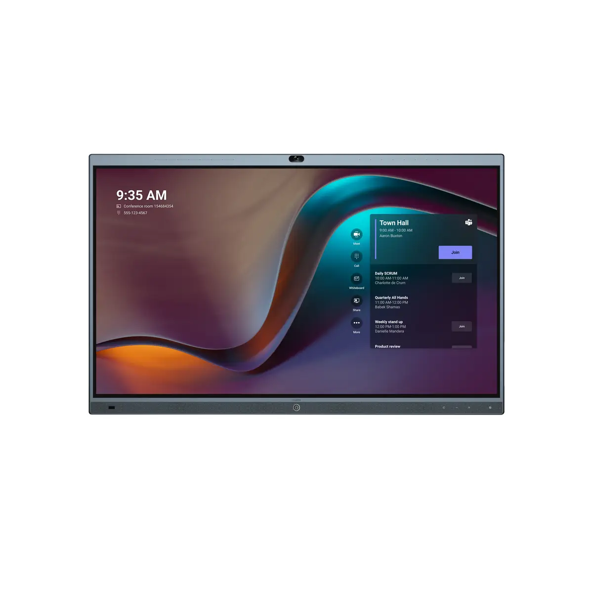 MeetingBoard Interaktiver Flachbildschirm 165,1 cm (65") LED WLAN 4K Ultra HD 3840 x 2160 Pixel LEDTouchscreen Eingebauter Prozessor Android 10