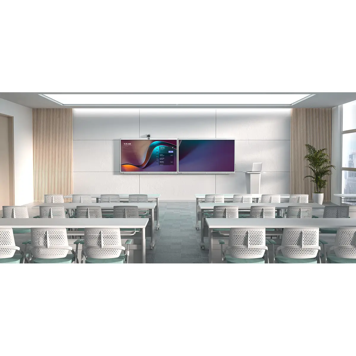 MeetingBoard Interaktiver Flachbildschirm 165,1 cm (65") LED WLAN 4K Ultra HD 3840 x 2160 Pixel LEDTouchscreen Eingebauter Prozessor Android 10