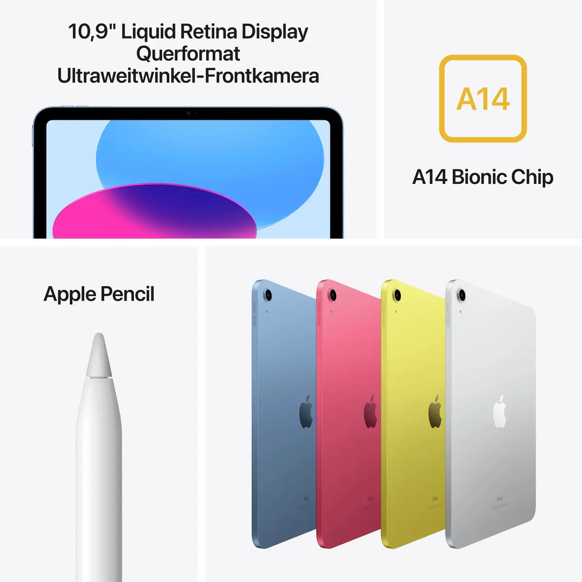 iPad (2022) 10,9" 64GB WiFi silber