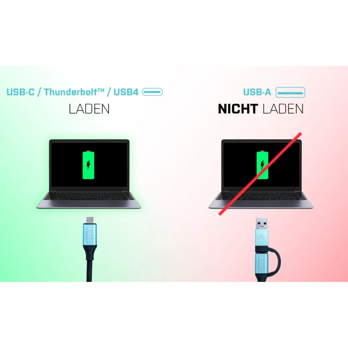 i-tec Nano Dock Dockingstation USB 3.0 / USB4 / Thunderbolt 4 VGA 2 x HDMI GigE