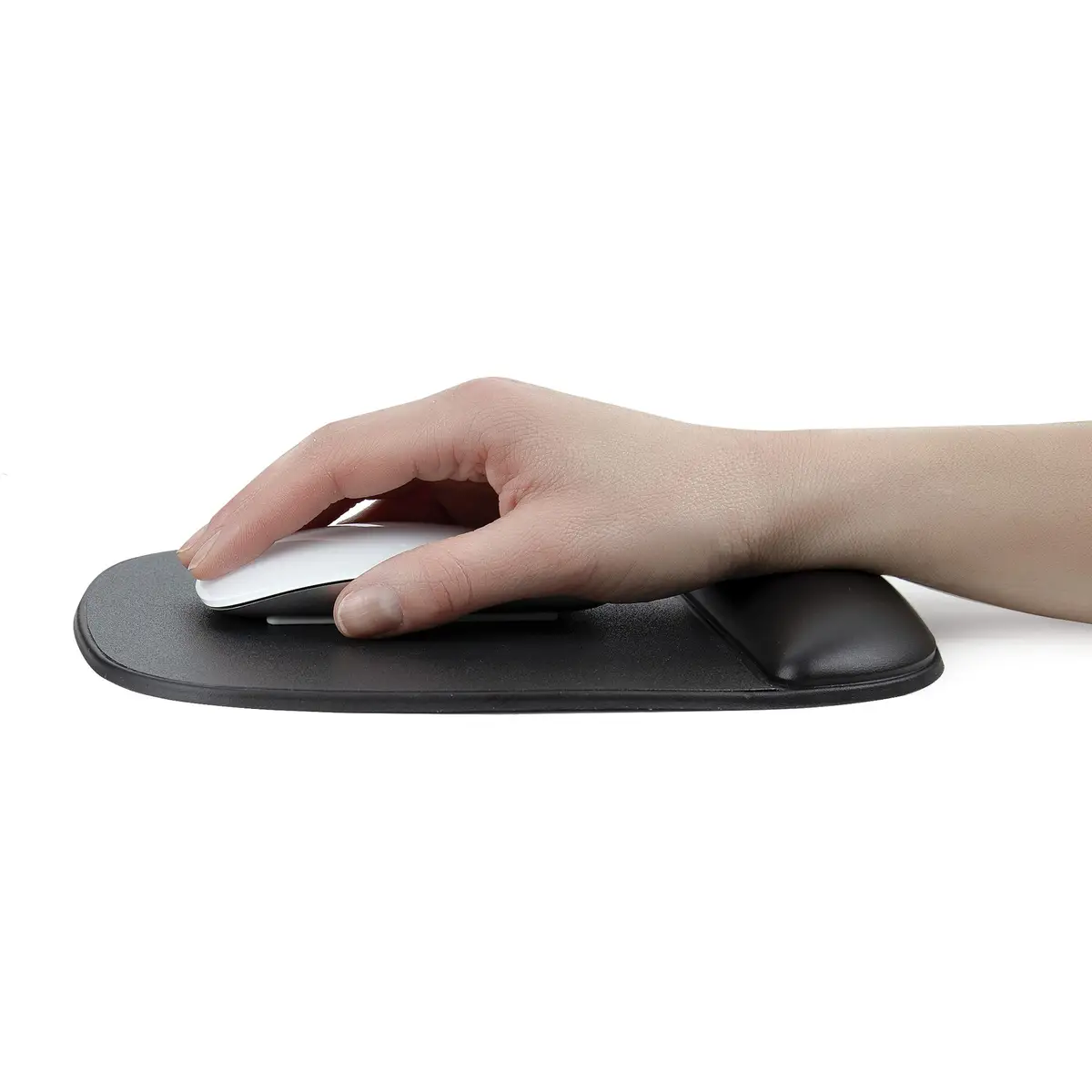 Ergonomisches Mauspad mit Gelkissen, 17x18cm, Gepolsterter Gel Mauspad