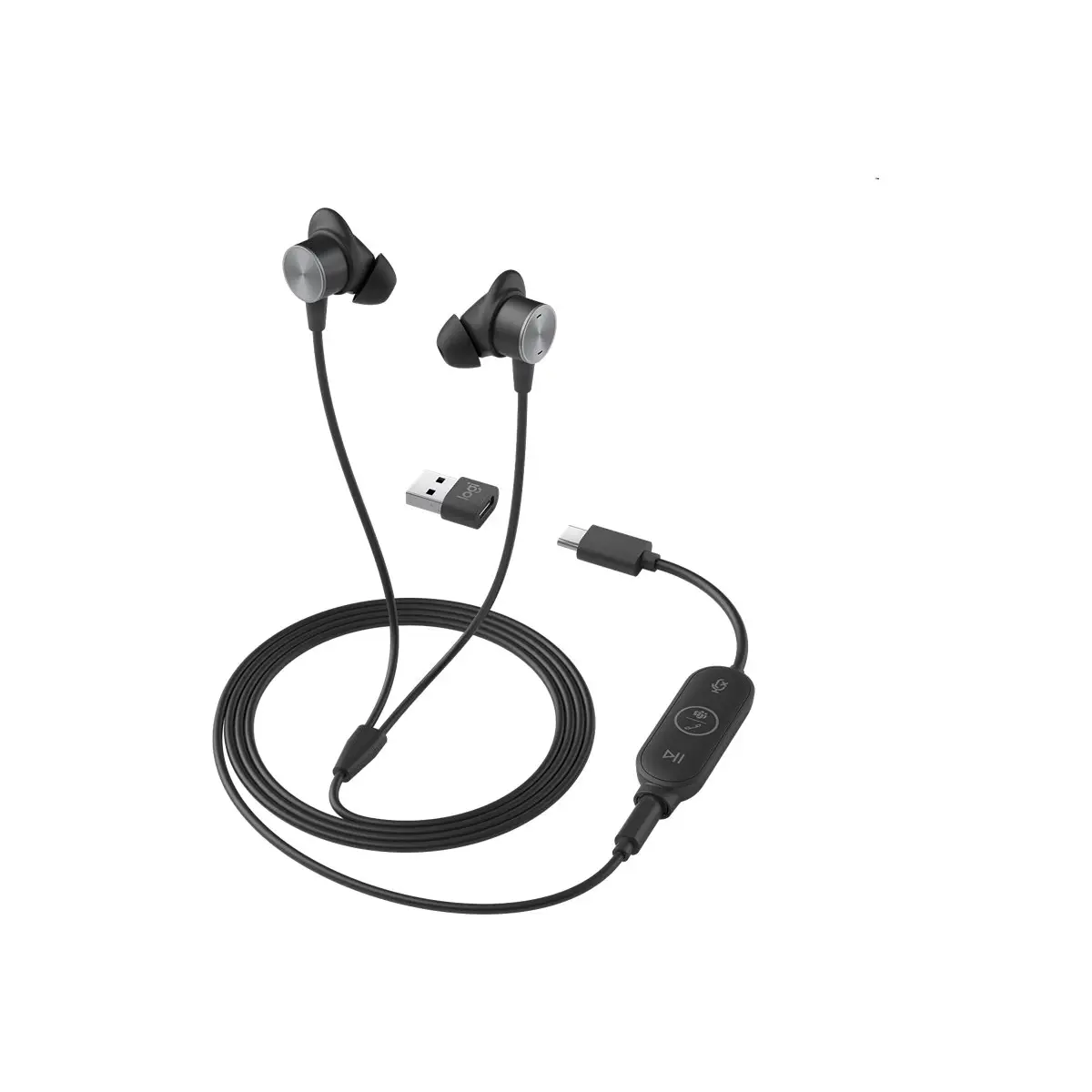 MS Teams Zone Wired Earbuds graphit
