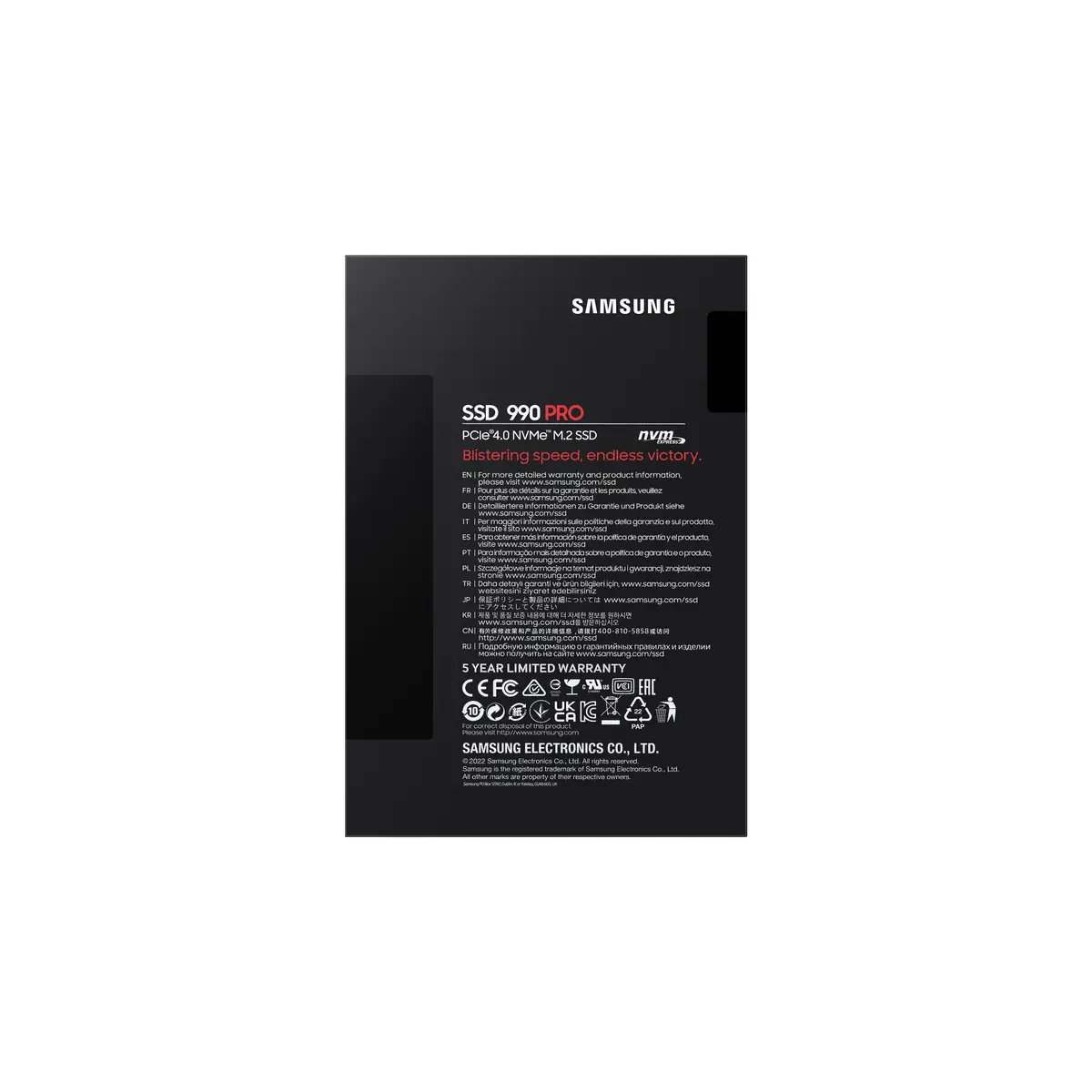 990 PRO MZ-V9P2T0BW SSD 2000GB intern M.2 PCIe 4.0 x4