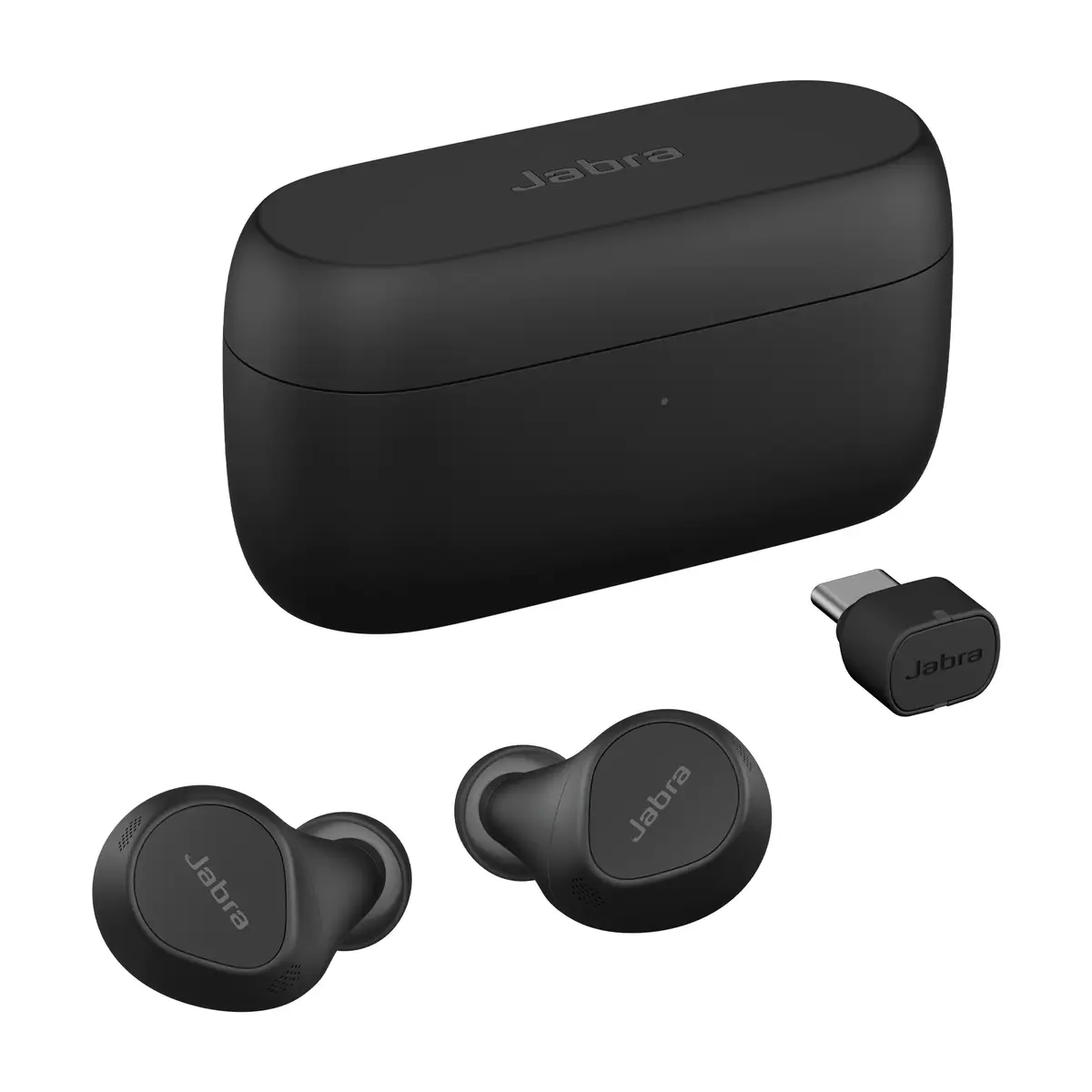 Evolve2 Buds UC True Wireless-Kopfhörer mit Mikrofon Adapter USB-C via Bluetooth Schwarz