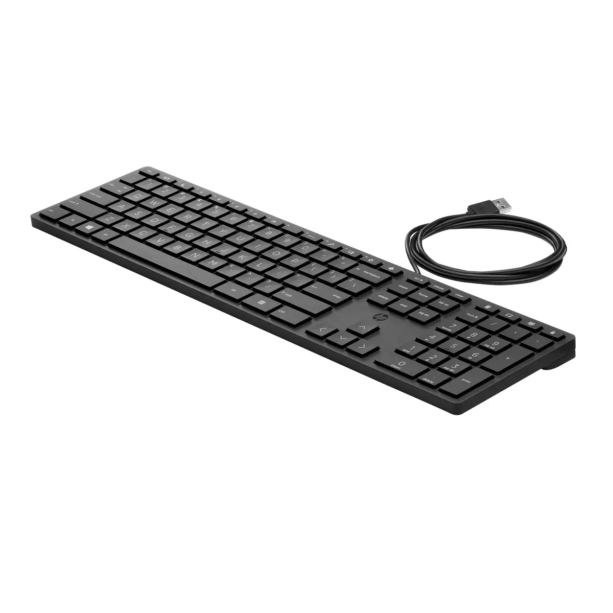 HP Desktop 320K USB Schwarz Layout Englisch 12 Stück