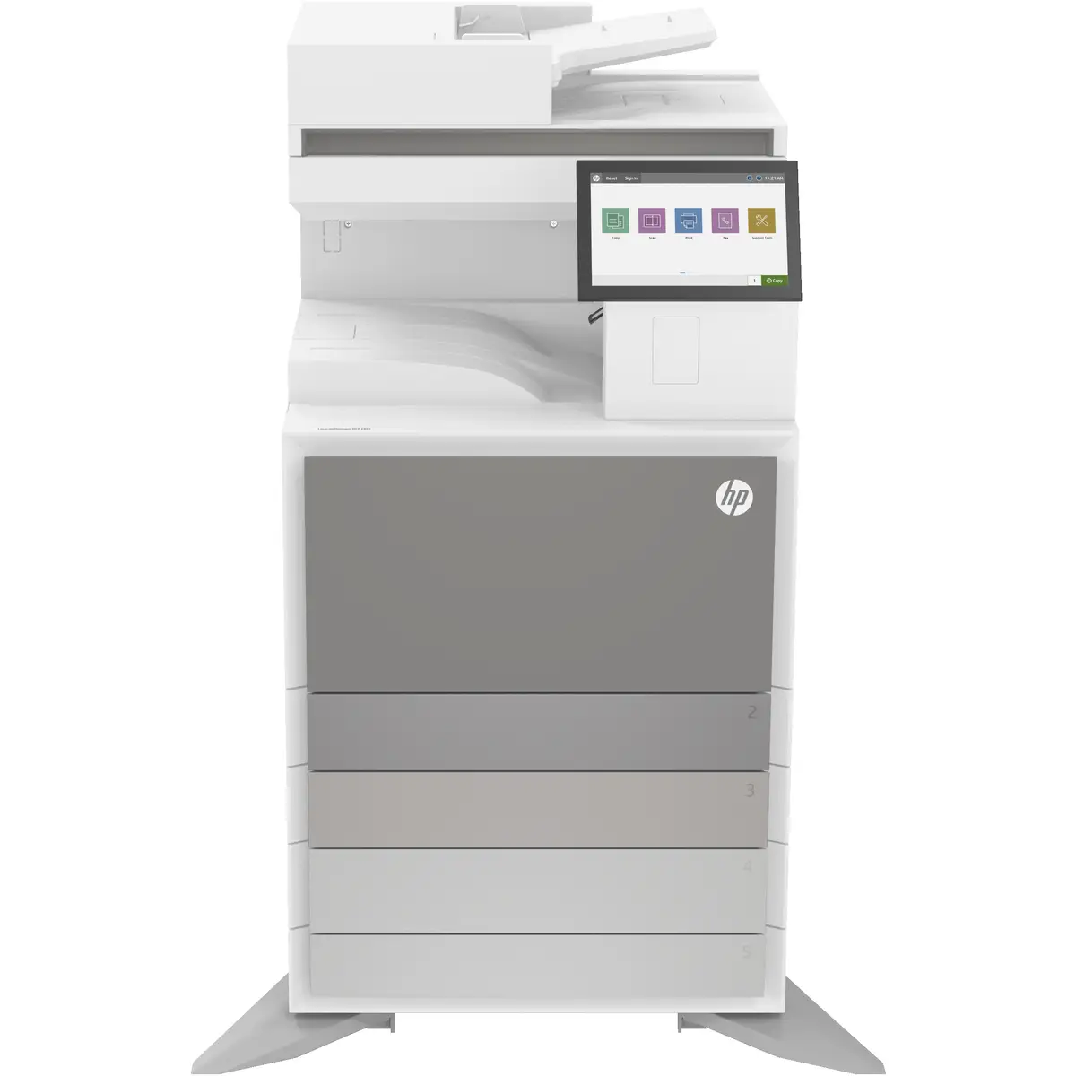 HP LaserJet Managed MFP E826dn Multifunktionsdrucker Laser s/w 600x600 dpi bis zu 50 Seiten/Min. (Kopieren) bis zu 50 Seiten/Min. (Drucken) 1340 Blatt A3/Ledger (Medien) USB 2.0/USB 3.0/RJ-45