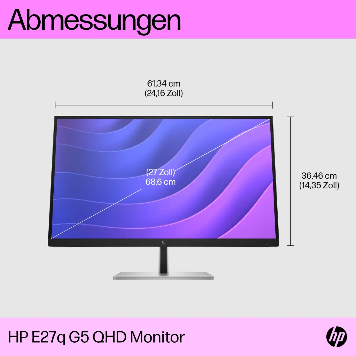 E27Q G5 68,6cm (27") 2560x1440 Pixel 1000:1 350cd/m² 5ms