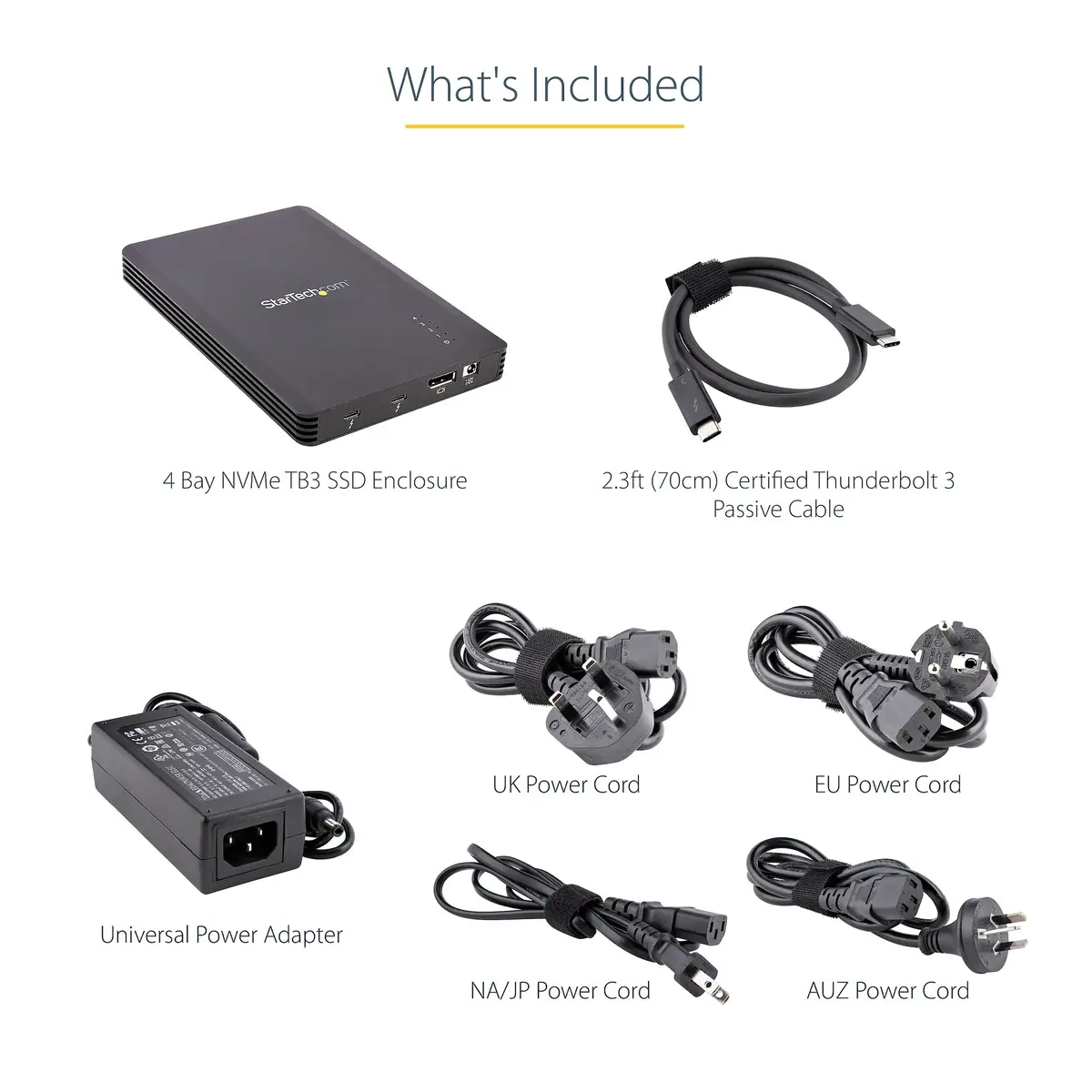 4 Bay Thunderbolt 3 NVMe Enclosure