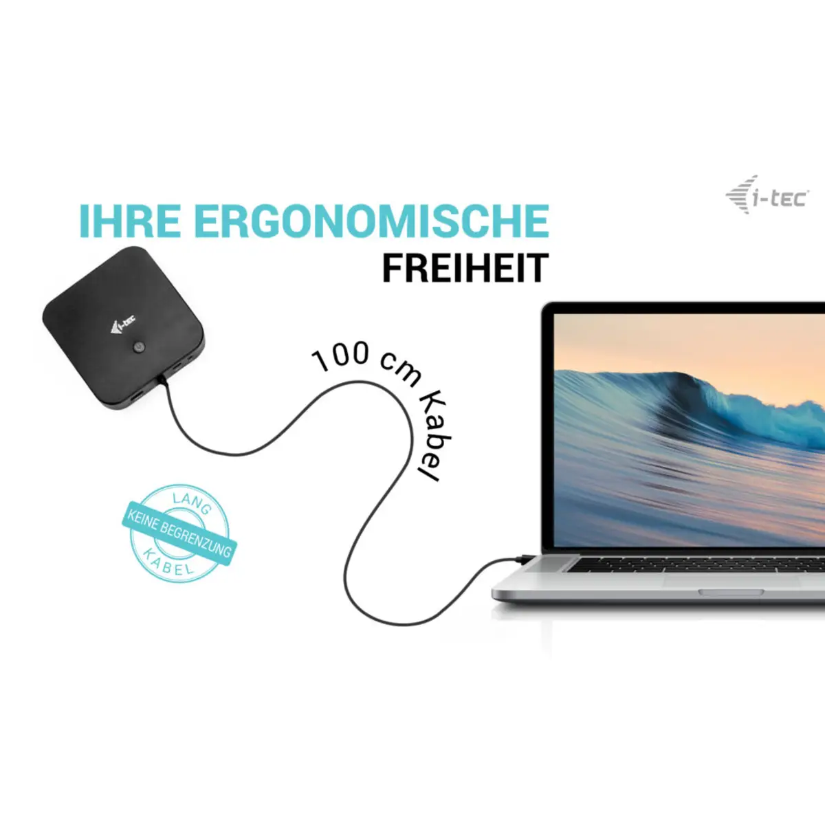 i-tec Dockingstation USB-C USB 4 Thunderbolt 3/4