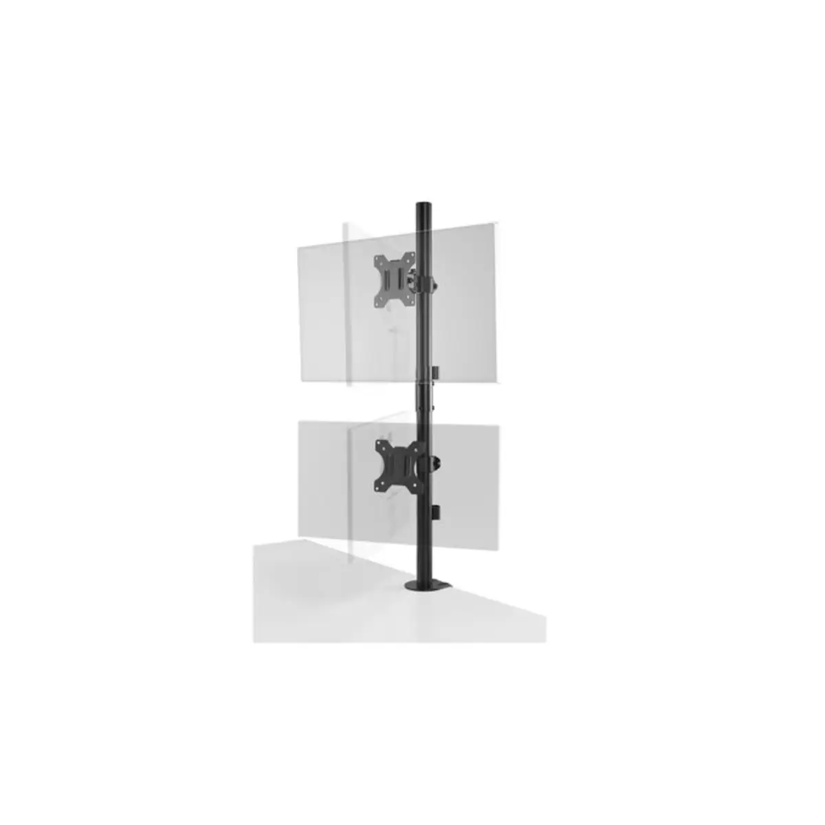 Vertikaler Dual Monitorarm