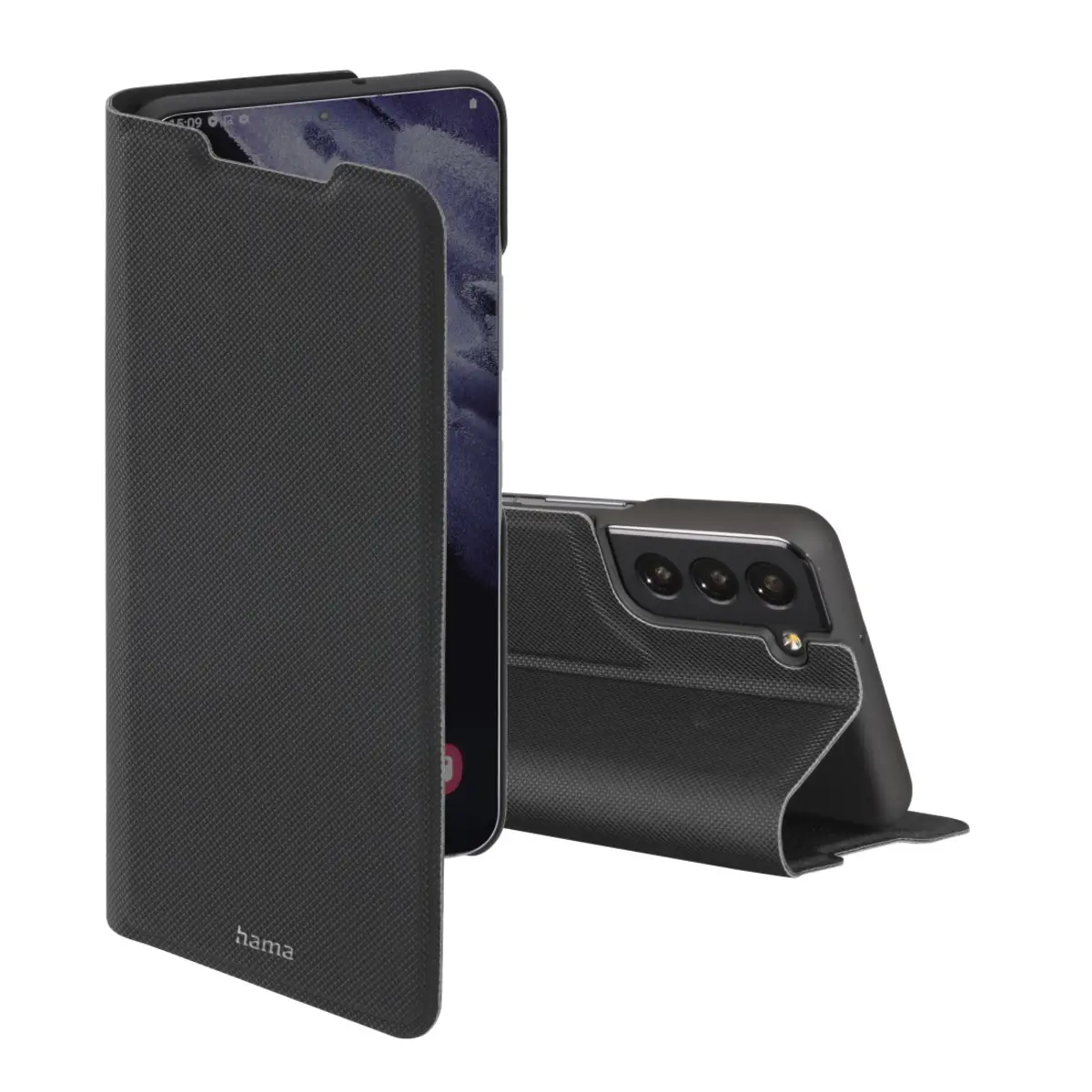 Booklet Slim Pro fuer Samsung Galaxy S22 (5G) Schwarz