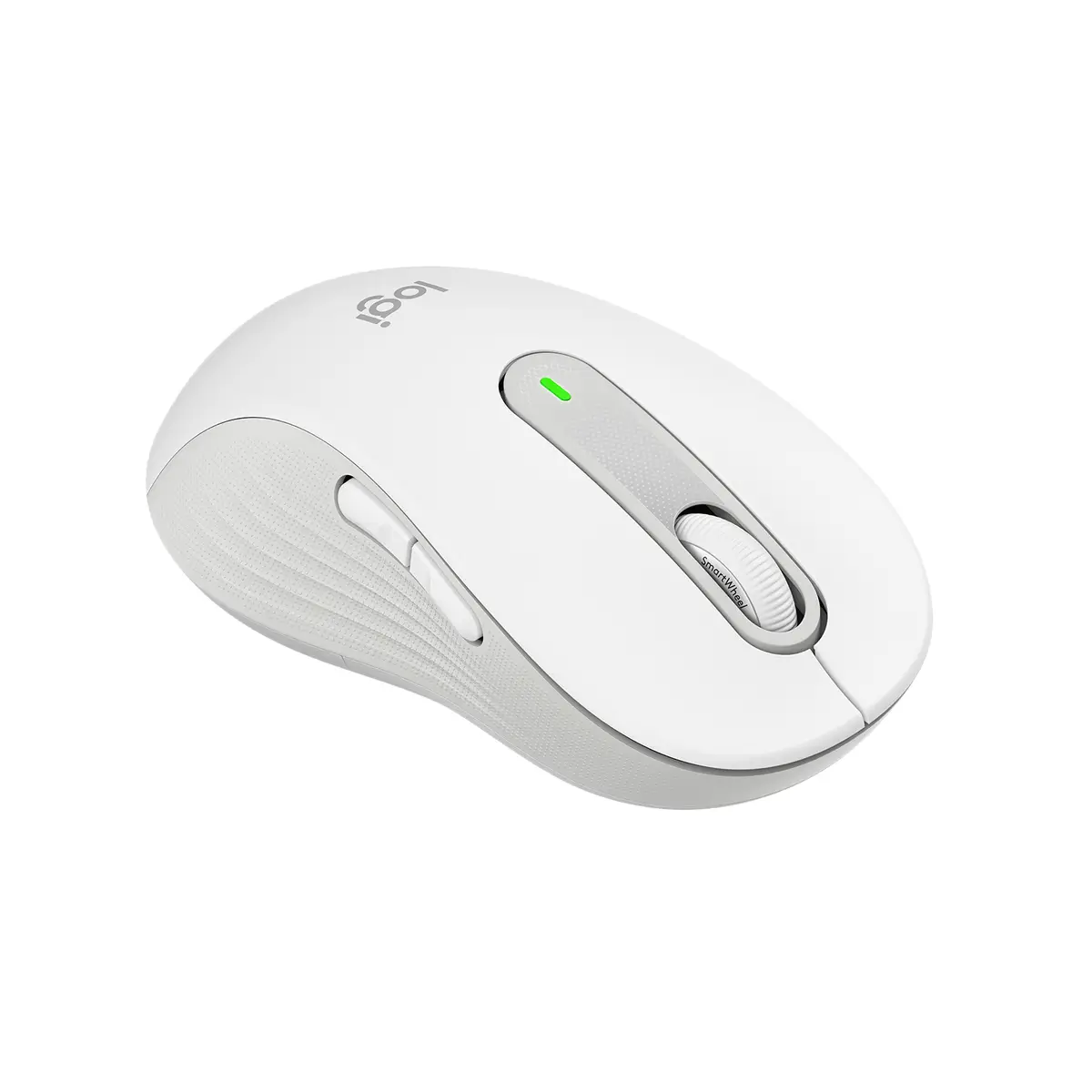 Signature M650 L LEFT Wireless Mouse optisch 5 Tasten Off-White