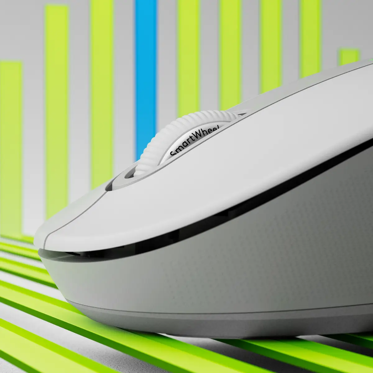 Signature M650 L LEFT Wireless Mouse optisch 5 Tasten Off-White
