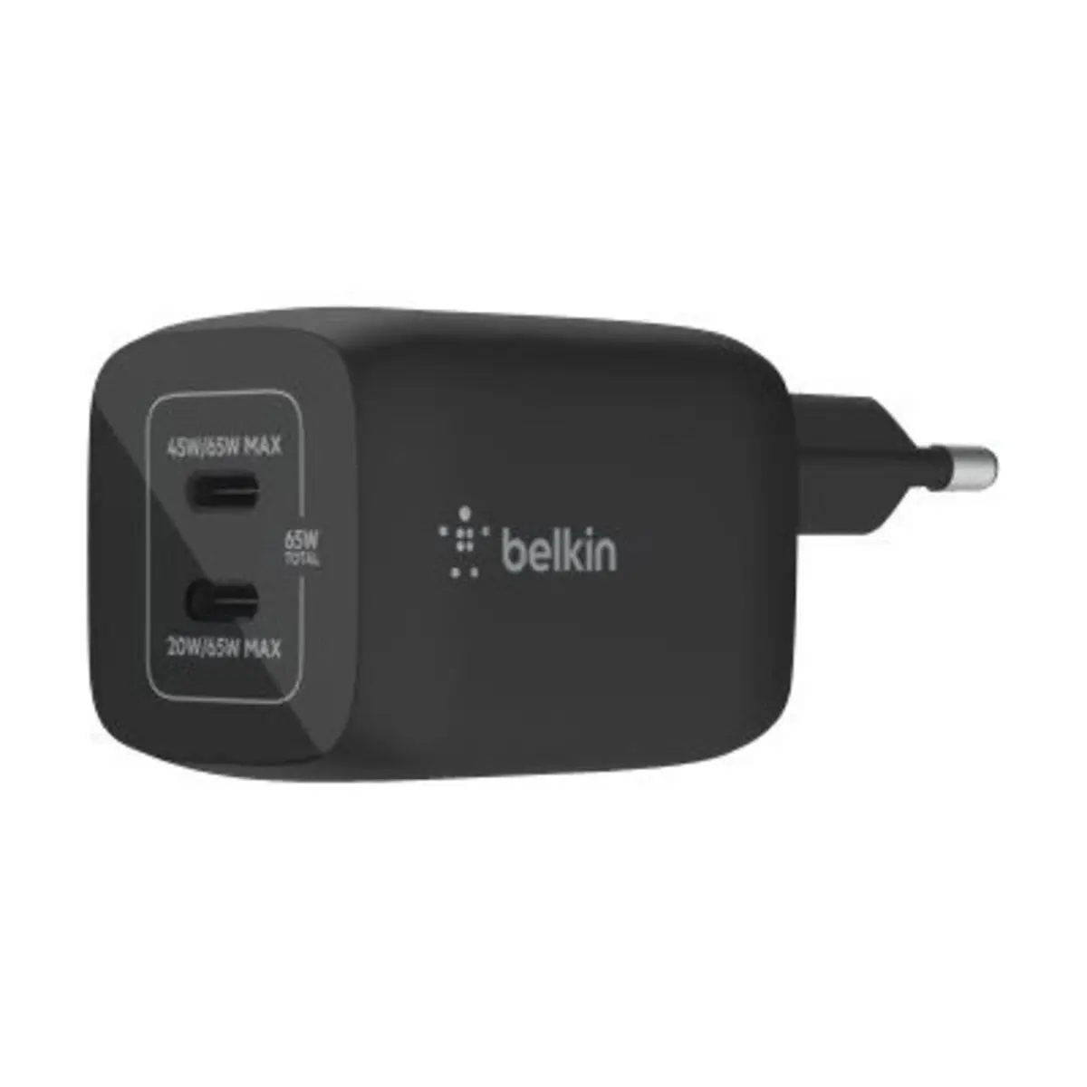 Belkin Netzladegerät 2xUSB-C 65W PD 3.0, PPS, schwarz