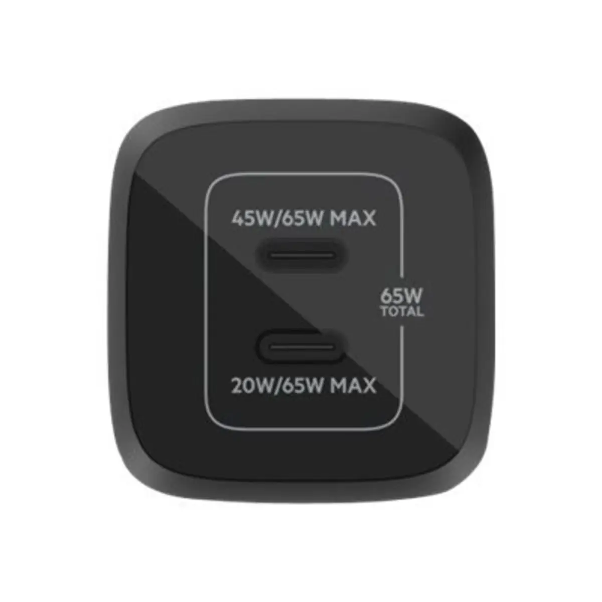 Belkin Netzladegerät 2xUSB-C 65W PD 3.0, PPS, schwarz