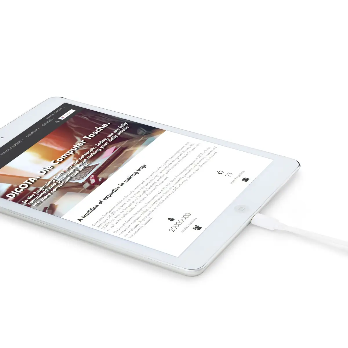 Travel Tablet Charger COMFORT USB-C 45W