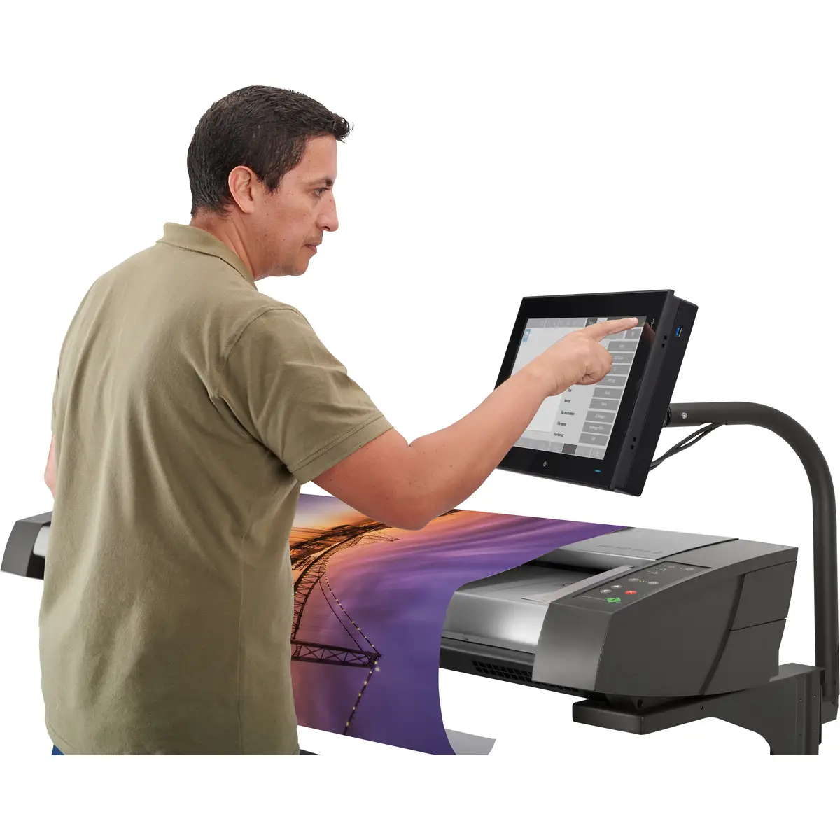 HP HD PRO 2 42-in Scanner mit Vorlageneinzug A0 1200x1200 dpi* *