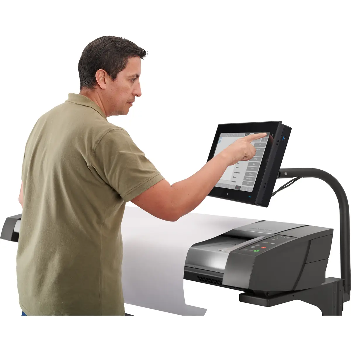 HP HD PRO 2 42-in Scanner mit Vorlageneinzug A0 1200x1200 dpi* *