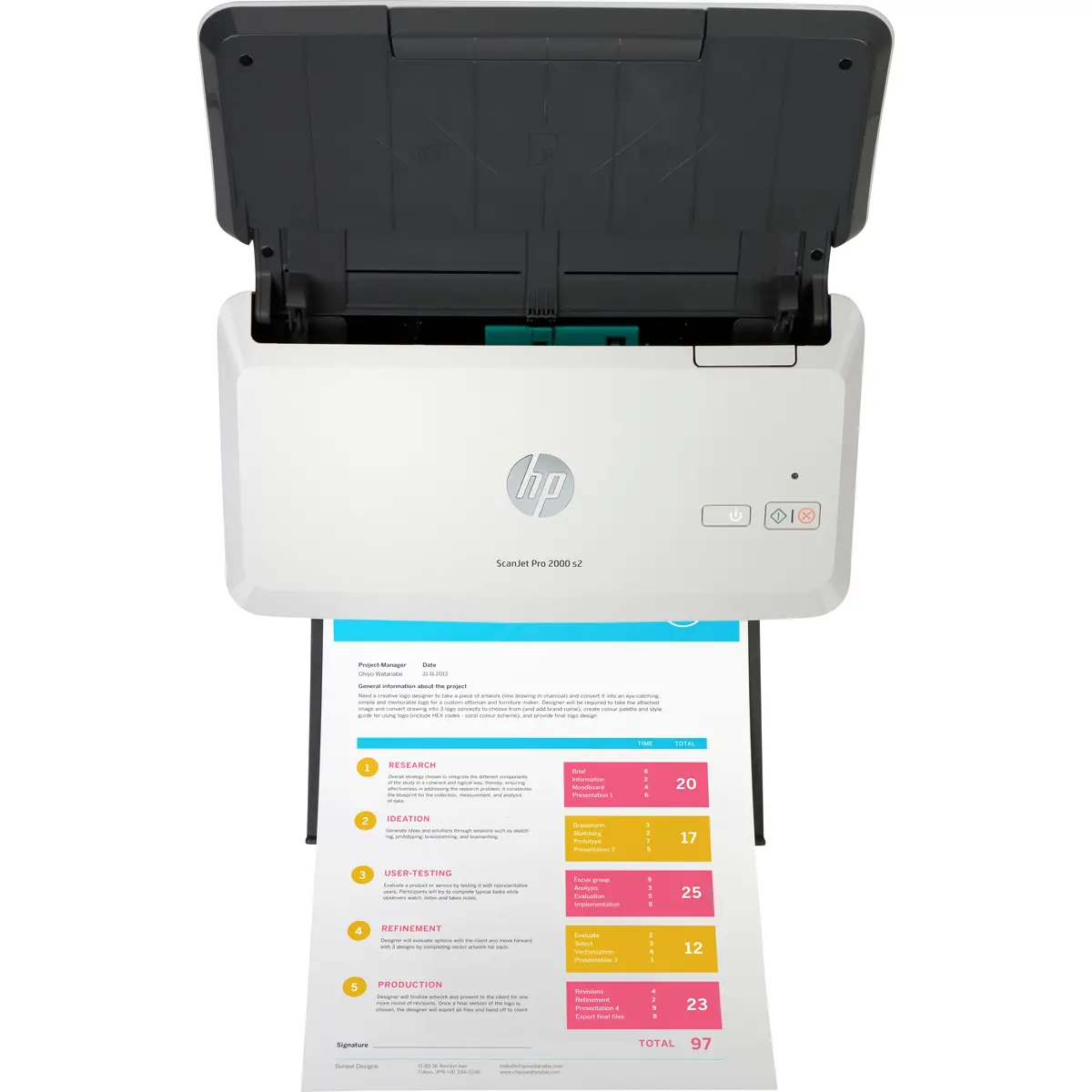 ScanJet Pro 2000 s2 Scanner mit Vorlageneinzug A4 600x600 dpi