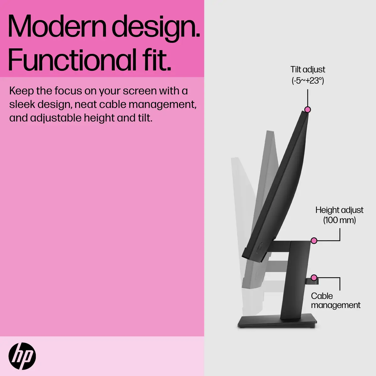 P24h G5 60,5cm (23,8") 1920x1080 Pixel 1000:1 250cd/m² 5ms