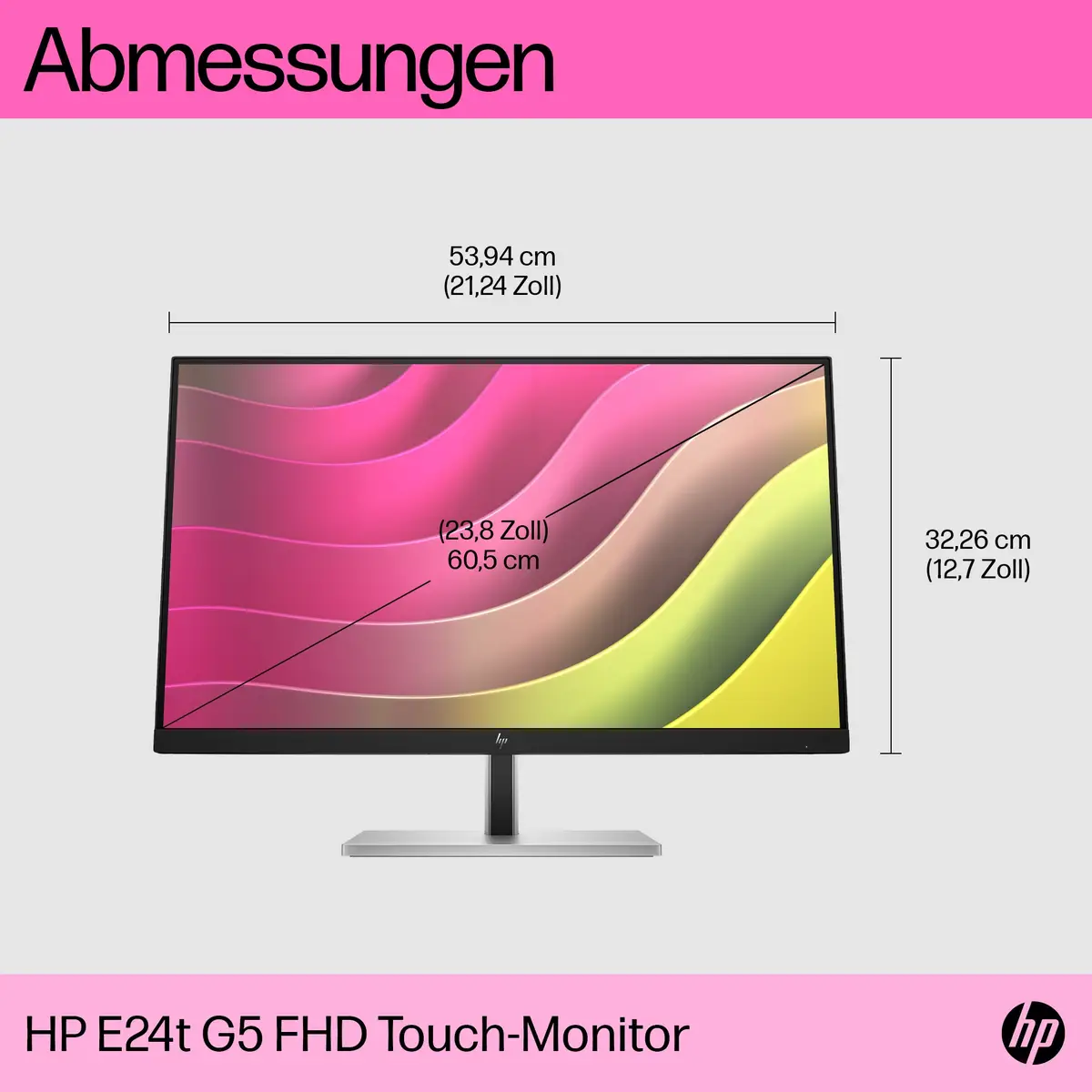E24t G5 60,5cm (23,8") Touch 1920x1080 Pixel 1000:1 300cd/m² 5ms