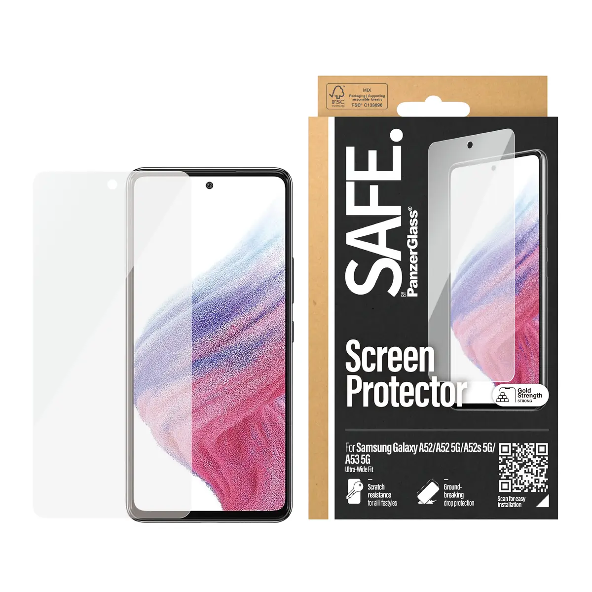 SAFE Samsung Galaxy A52/A52 5g /A52s 5G/A53 5G Case Friendly