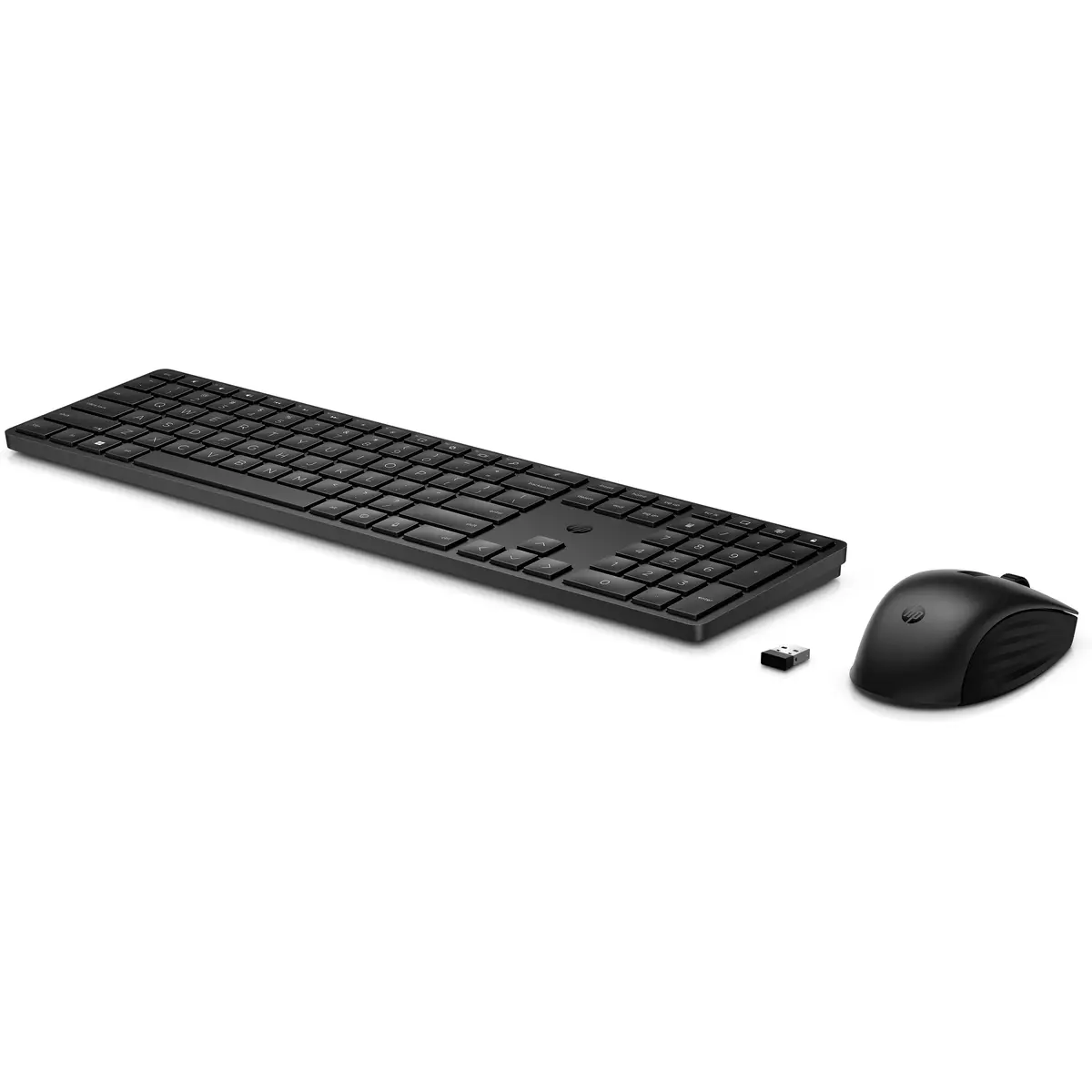HP 655 Tastatur-/Mouse-Set kabellos Layout Deutsch Schwarz 10er Pack