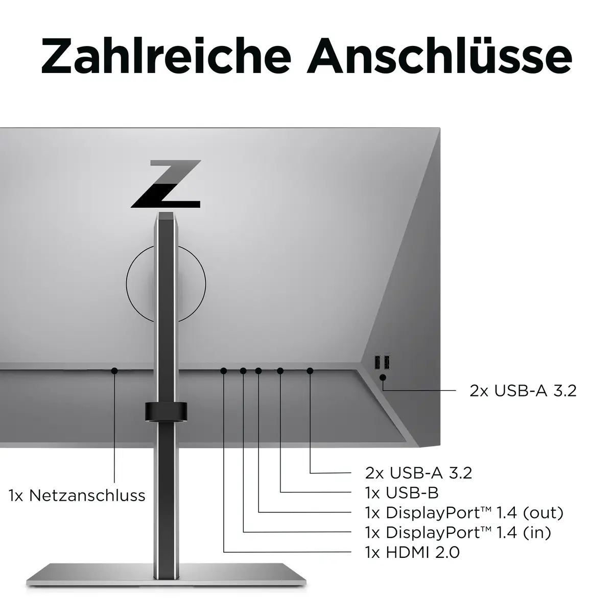 Z24Q G3 60,4cm (23,8") 2560x1440 Pixel 1000:1 400 cd/m² 5ms