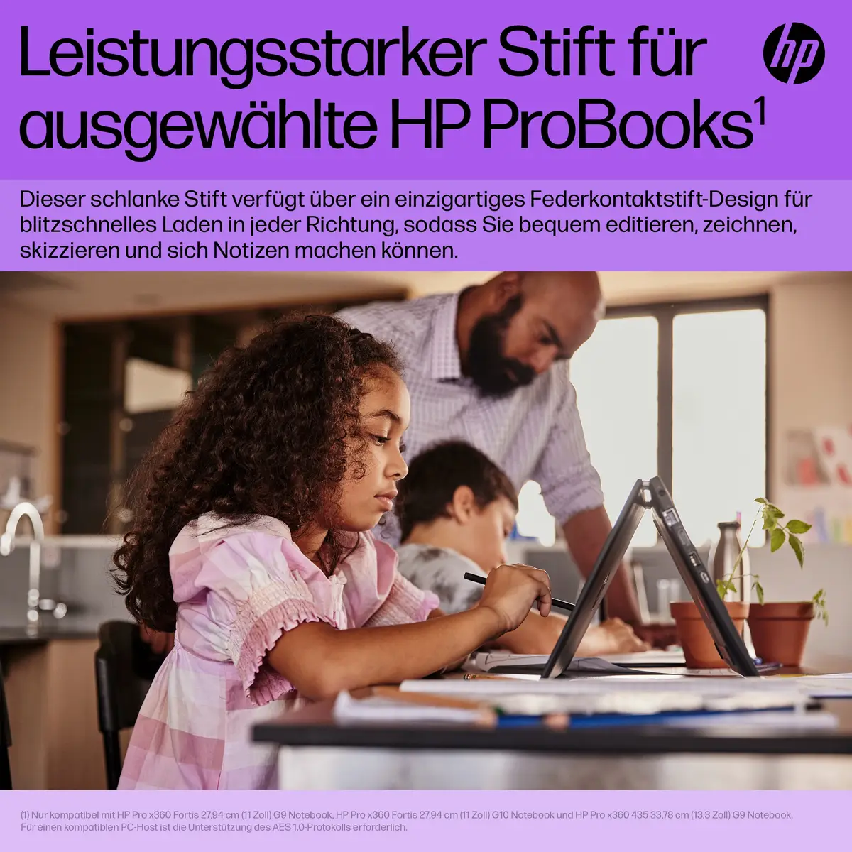 Slim Digitaler Stift 2 Tasten Grau