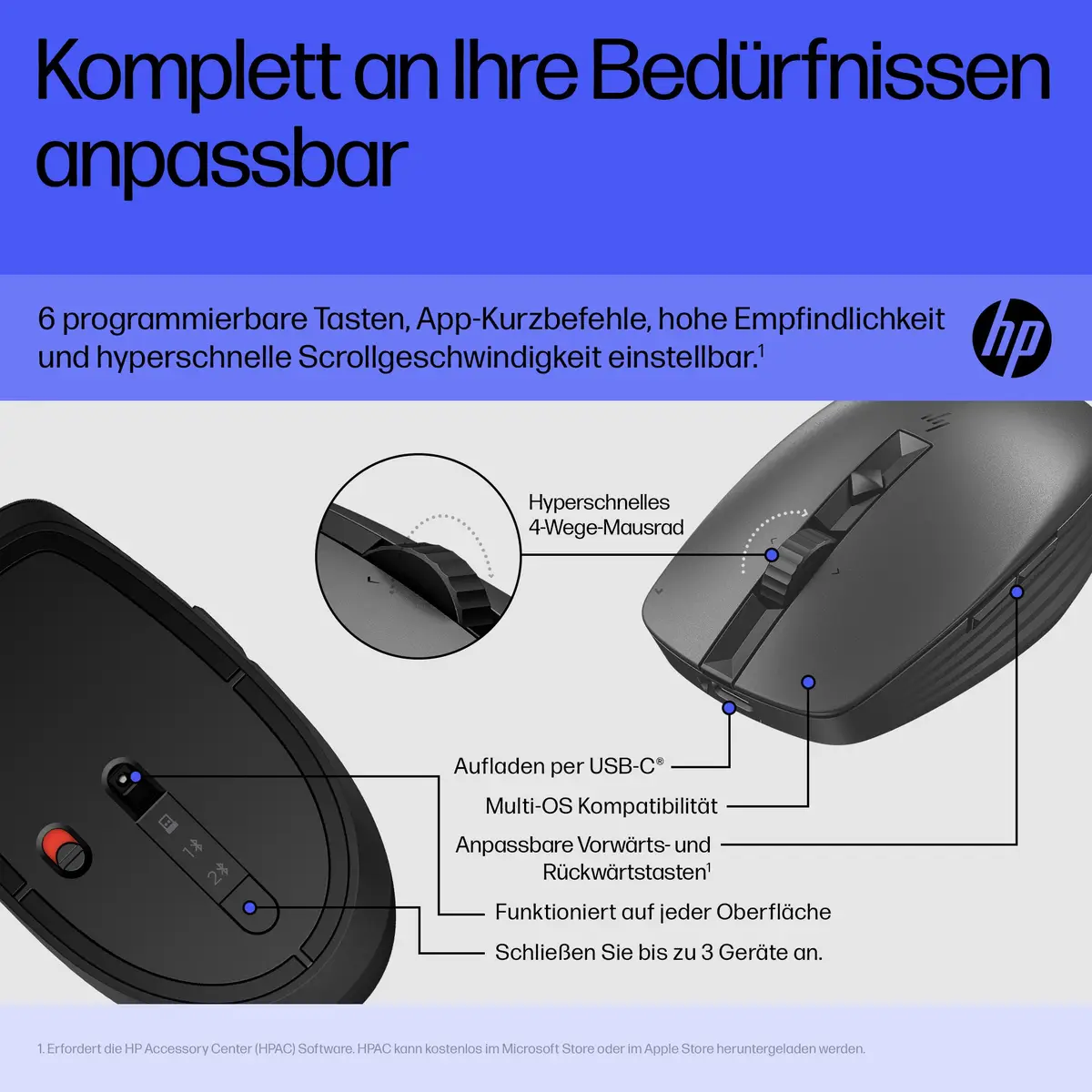 715 Rechargeable Multi-Device Mouse