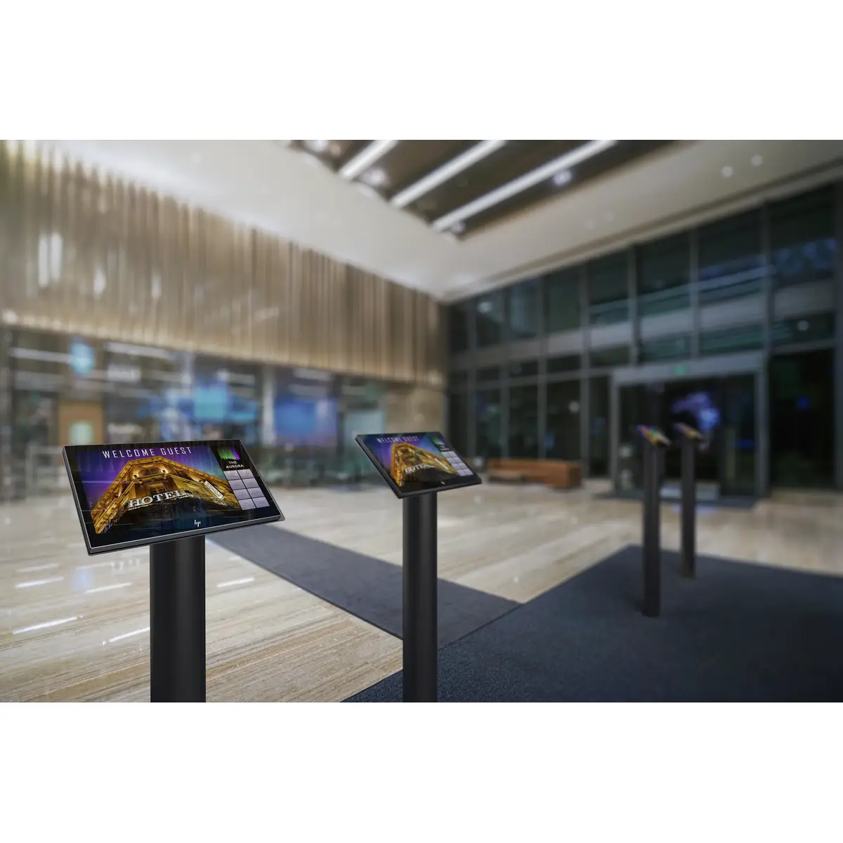 HP Engage One 145 All-in-One Intel i5-7300U 2,6GHz 8GB DDR4 256GB SSD 35,6cm (14") Multi-Touch 1920x1080 Pixel Sound/LAN onboard Intel HD Graphics 620 WLAN Bluetooth Windows 10 IoT Enterprise 64Bit
