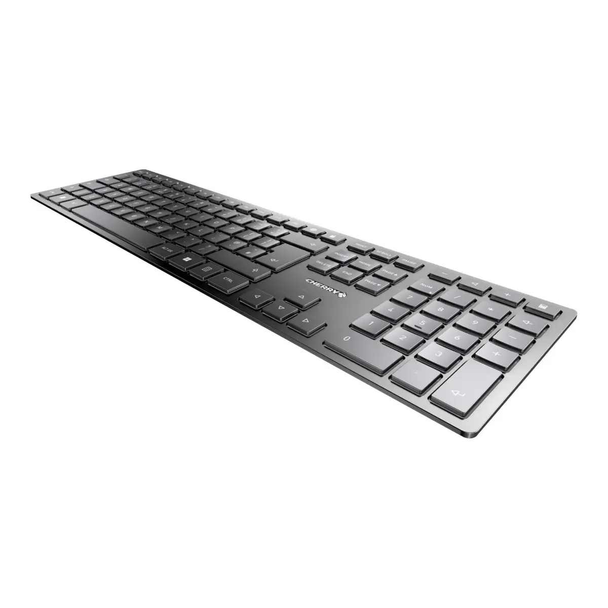 KW 9100 SLIM Wireless Tastatur Layout GB Schwarz/Silber
