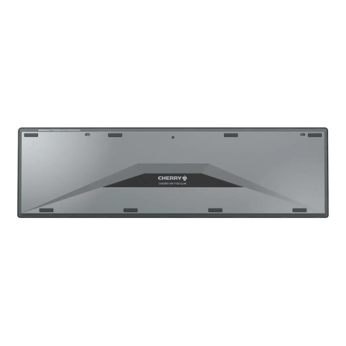 KW 9100 SLIM Wireless Tastatur Layout Deutsch Schwarz/Silber