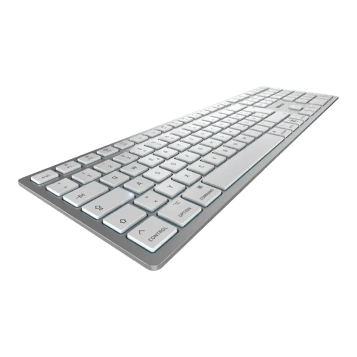 KW 9100 SLIM Wireless Tastatur für Mac Layout Deutsch Weiß/Silber