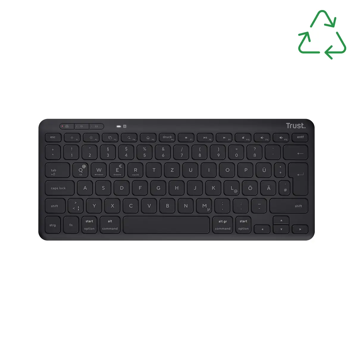 LYRA Compact Wireless Keyboard DE