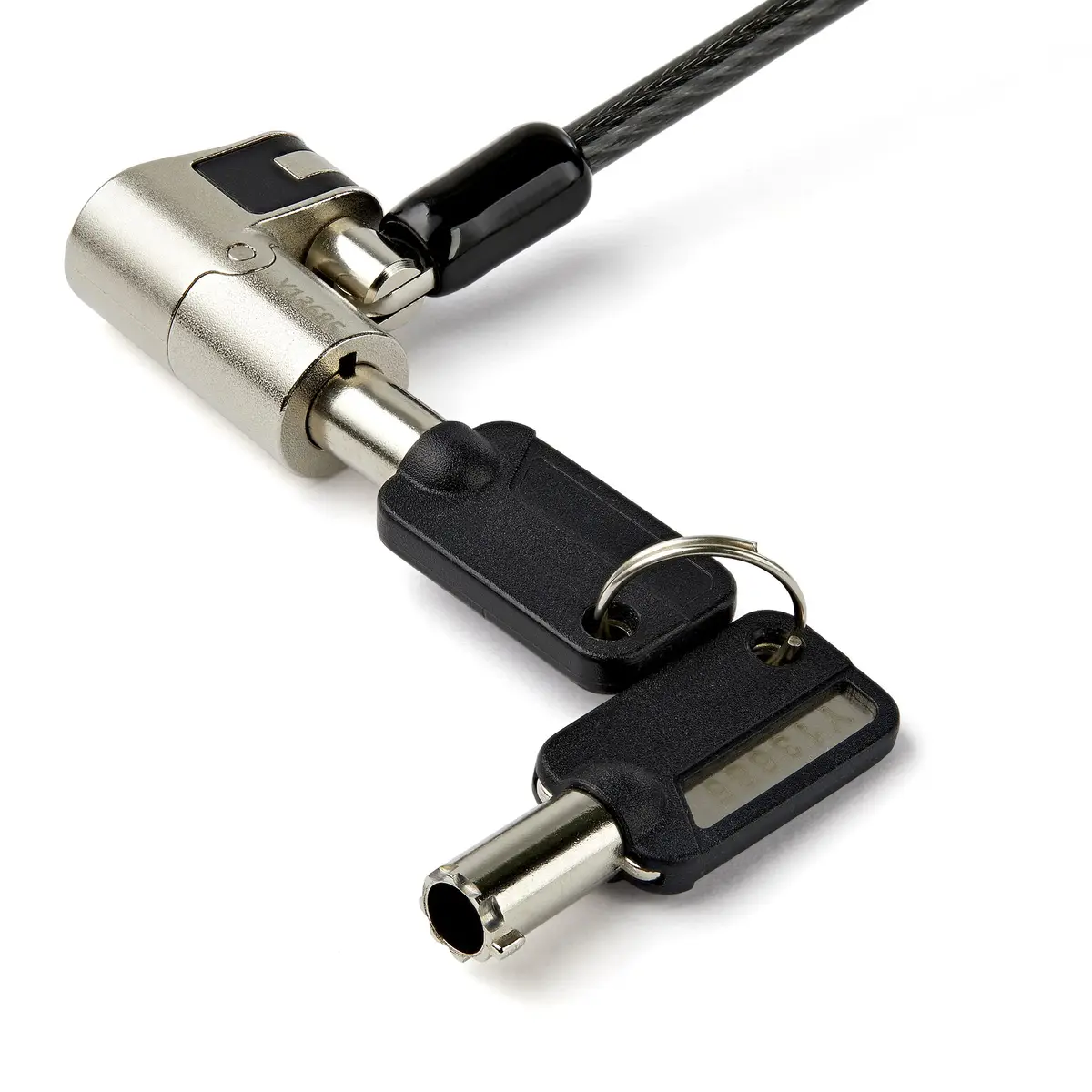 Laptopschloss mit Schlüssel und 2 m Kabel K-Slot, Nano, Wedge Slot