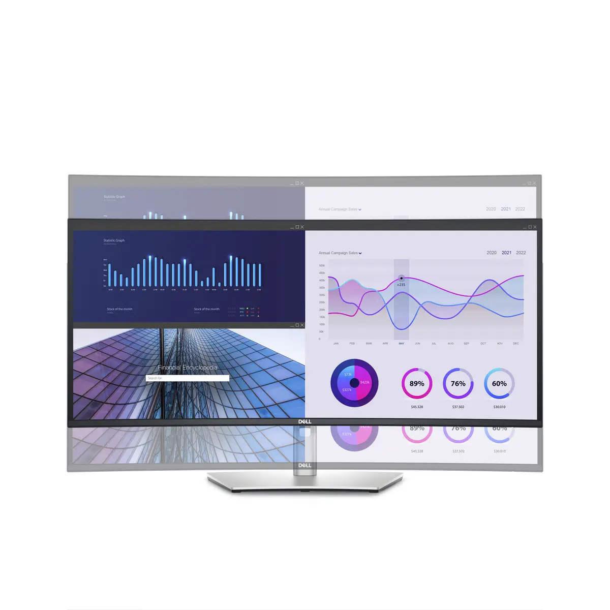 UltraSharp Curved 86.7cm (34") 3440x1440 Pixel 20000:1 300cd/m² 5ms