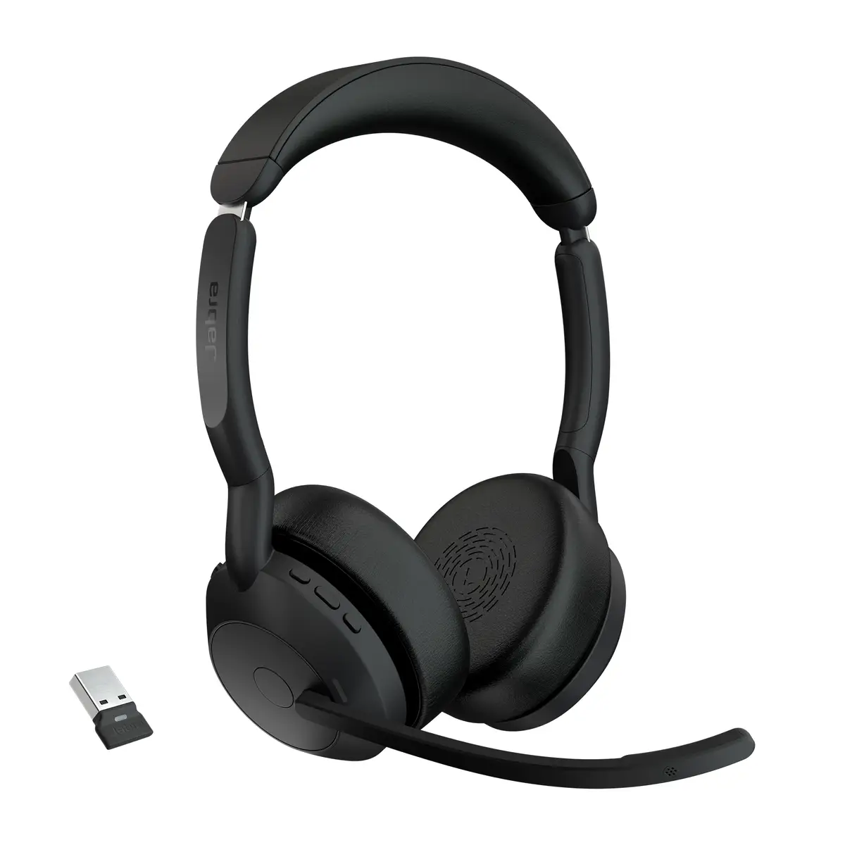 Evolve2 55 Kopfhörer Kabellos Kopfband Bluetooth Schwarz
