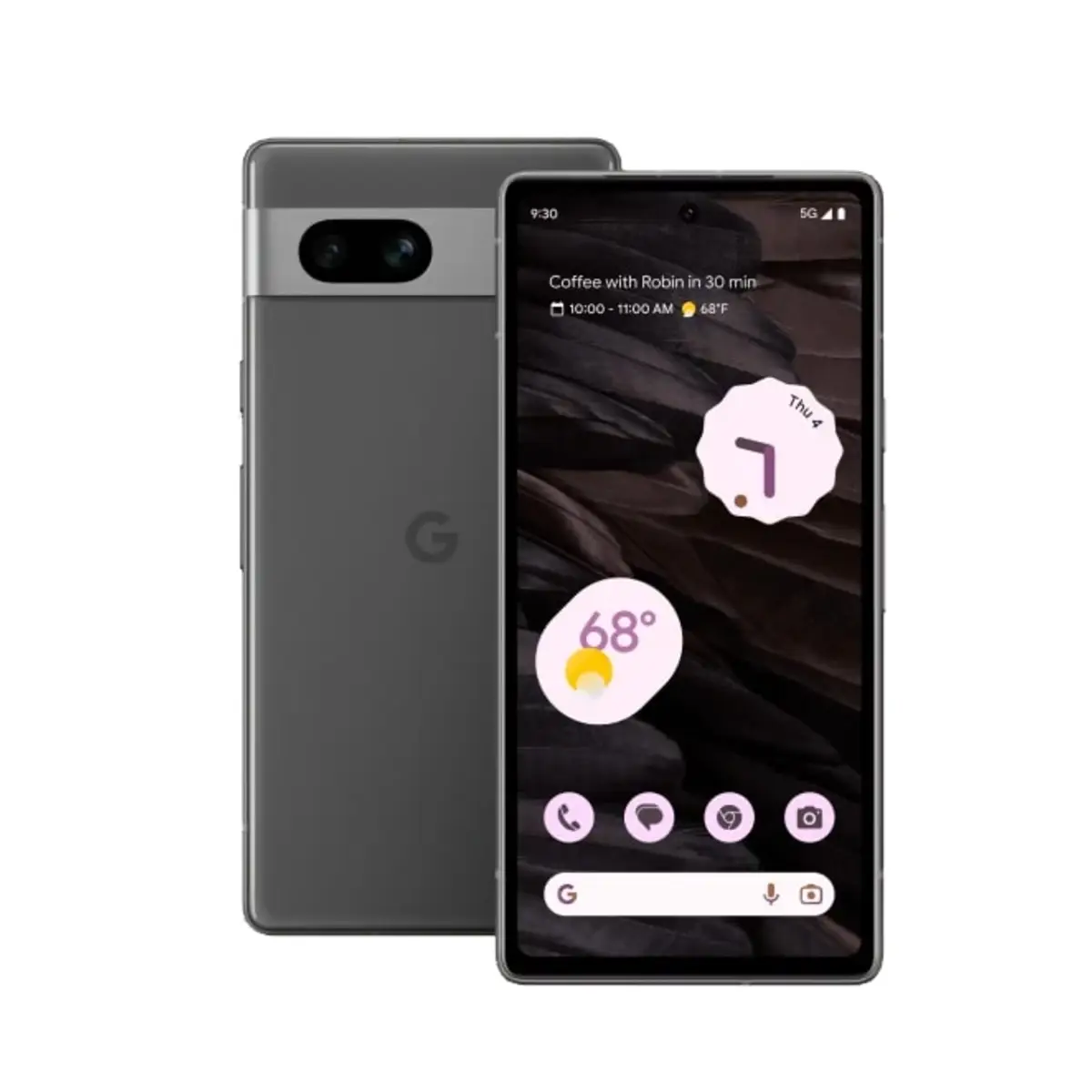 Pixel 7a 128GB 15,5cm (6,1") 128GB 13/64/13 Mpixel Dual-SIM 5G Charcoal.
